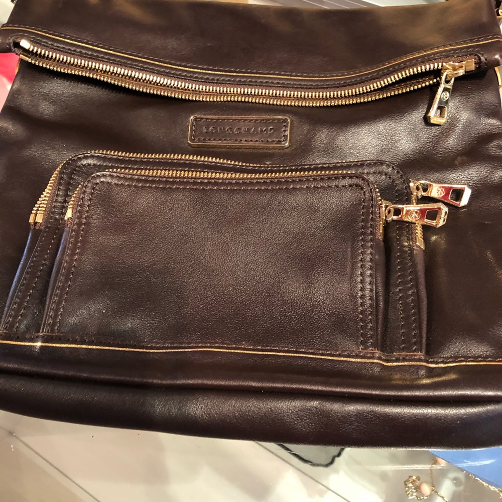 Brown Leather Long Champ shoulder bag!! - Picture 8 of 8